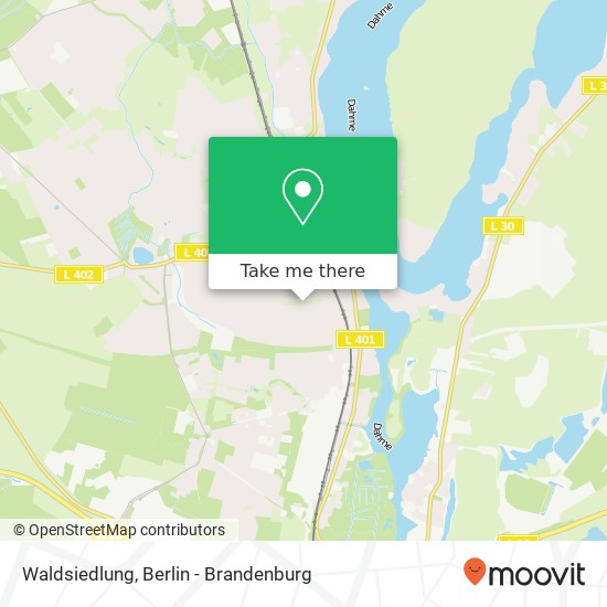 Waldsiedlung map