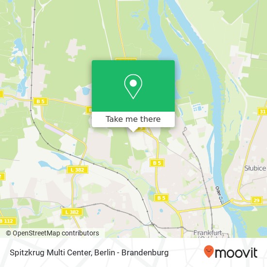 Spitzkrug Multi Center map