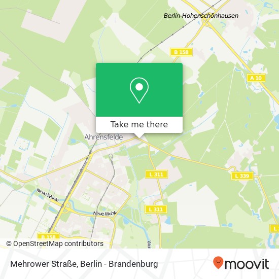 Mehrower Straße map