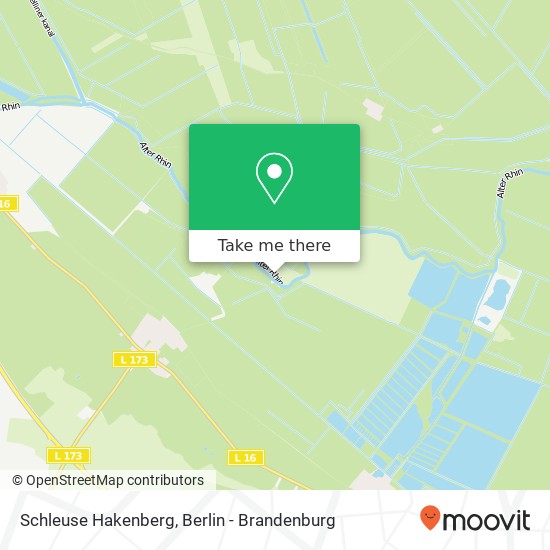 Schleuse Hakenberg map