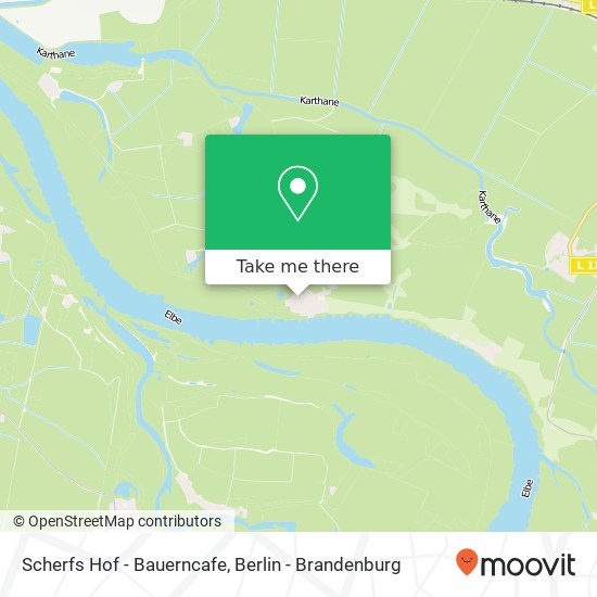 Scherfs Hof - Bauerncafe map