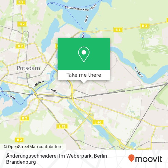 Änderungsschneiderei Im Weberpark map