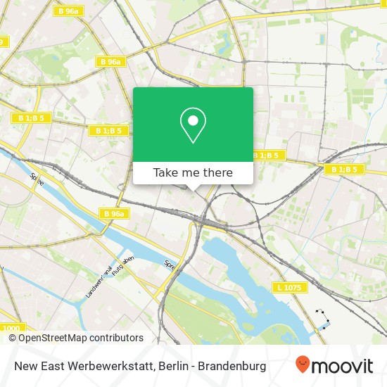 New East Werbewerkstatt map