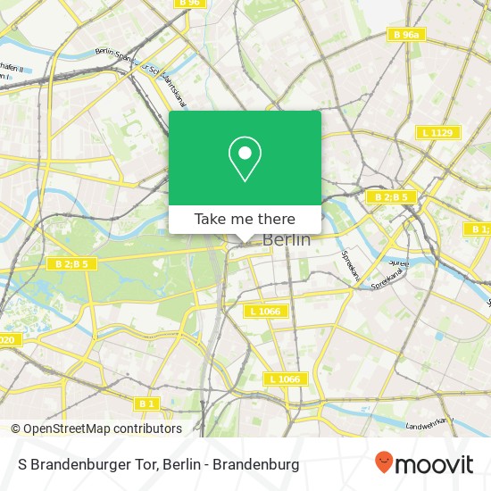 S Brandenburger Tor map