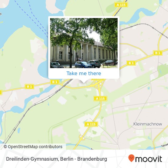 Dreilinden-Gymnasium map