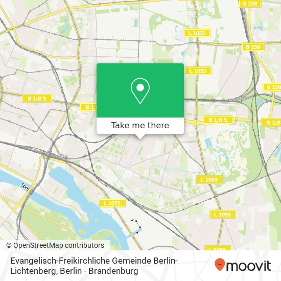 Evangelisch-Freikirchliche Gemeinde Berlin-Lichtenberg map
