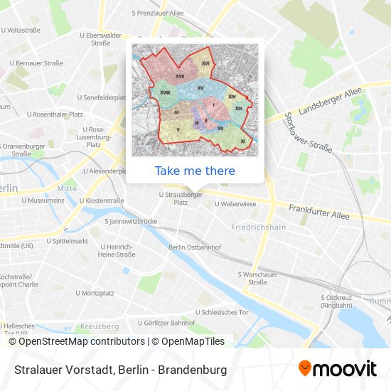 Карта Stralauer Vorstadt