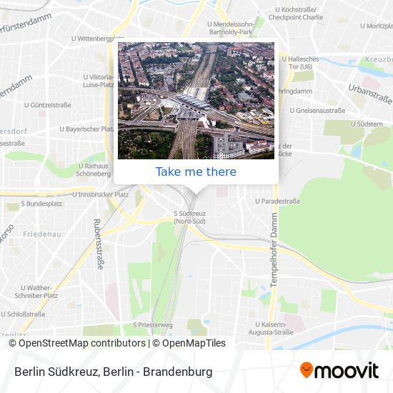 Berlin Südkreuz map