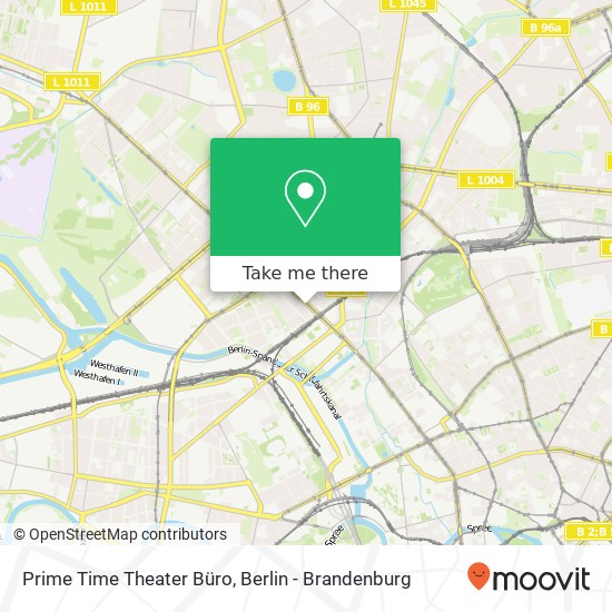 Prime Time Theater Büro map