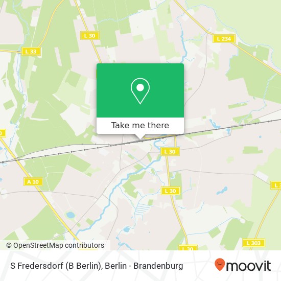 S Fredersdorf (B Berlin) map