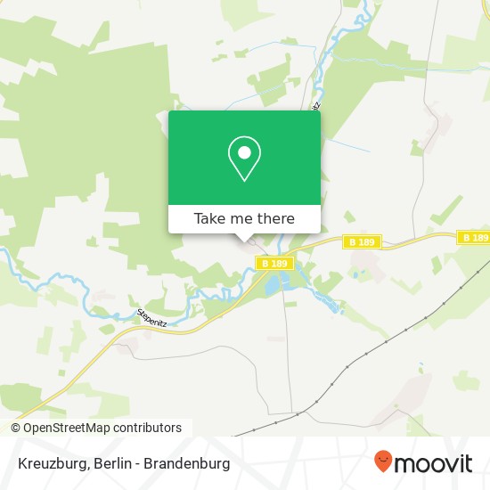 Kreuzburg map