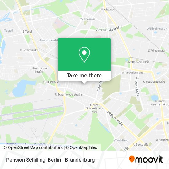 Pension Schilling map