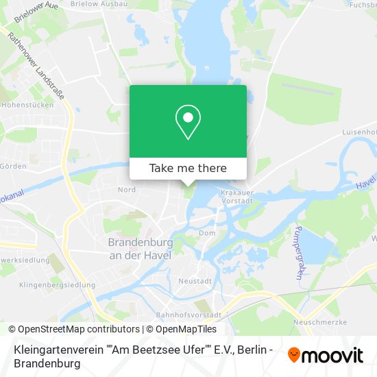Kleingartenverein ""Am Beetzsee Ufer"" E.V. map