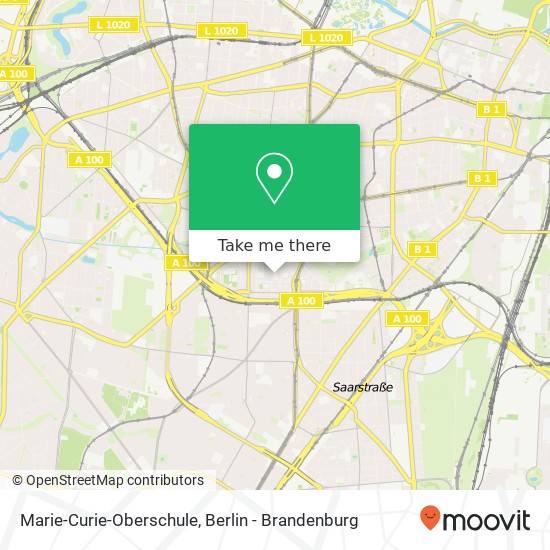 Marie-Curie-Oberschule map