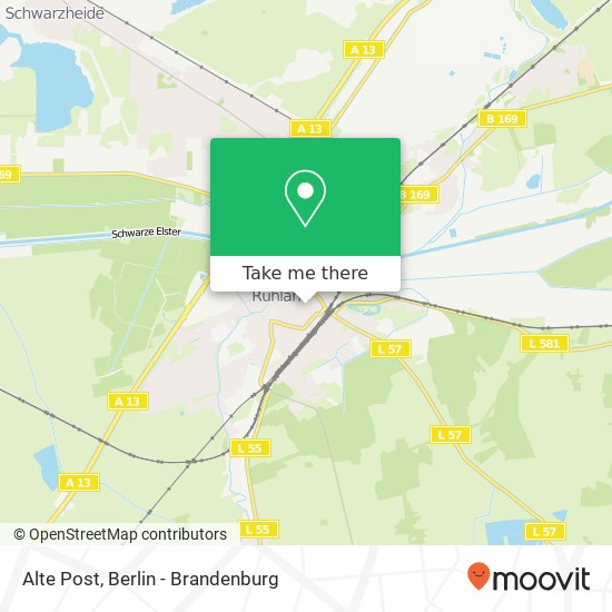 Карта Alte Post
