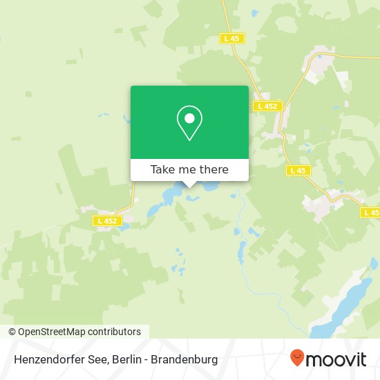 Henzendorfer See map