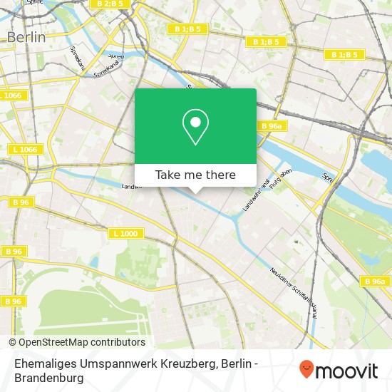 Ehemaliges Umspannwerk Kreuzberg map