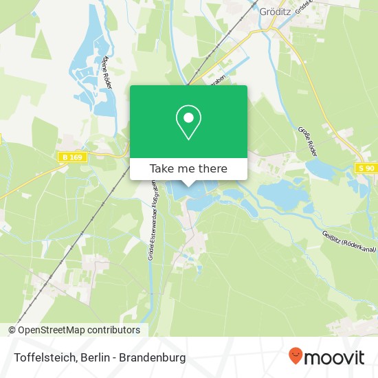 Toffelsteich map