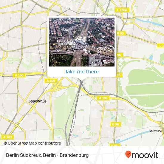 Berlin Südkreuz map