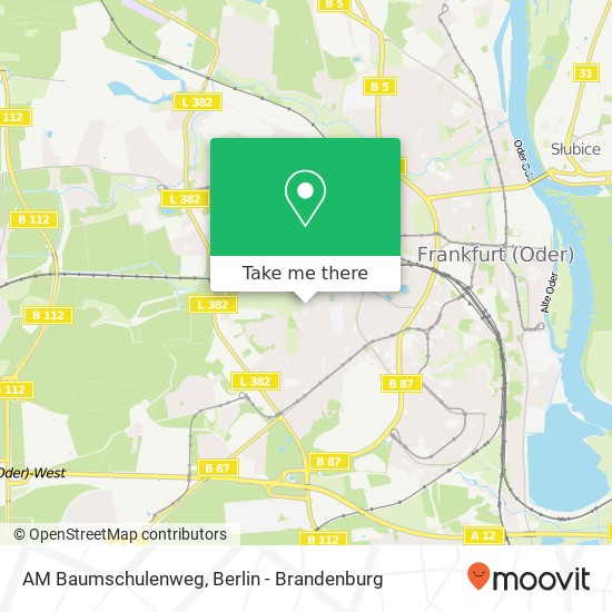 Карта AM Baumschulenweg