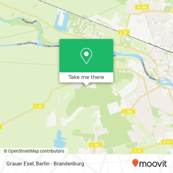 Grauer Esel map