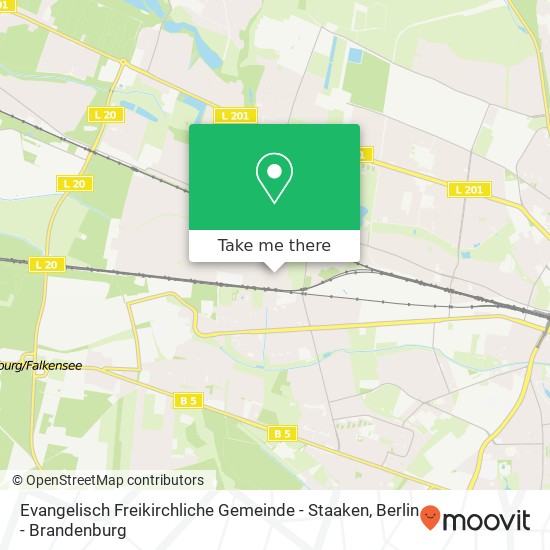 Evangelisch Freikirchliche Gemeinde - Staaken map