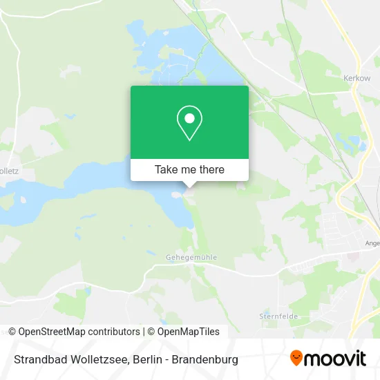 Карта Strandbad Wolletzsee