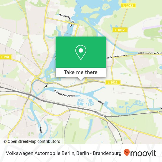 Volkswagen Automobile Berlin map