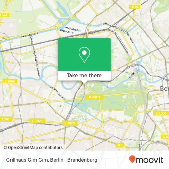 Grillhaus Gim Gim map