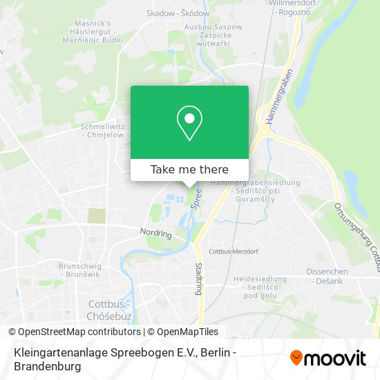 Kleingartenanlage Spreebogen E.V. map