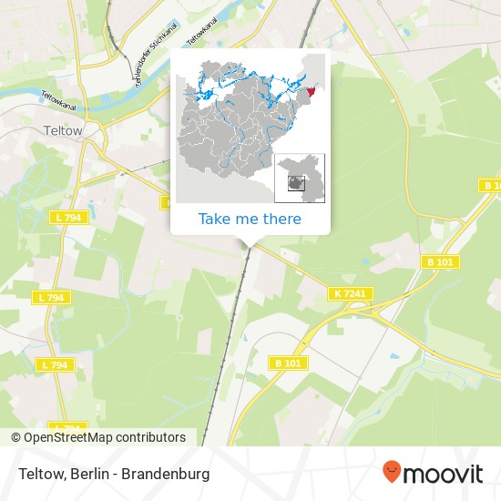 Teltow map