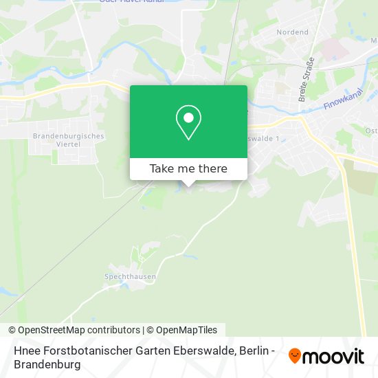 Карта Hnee Forstbotanischer Garten Eberswalde