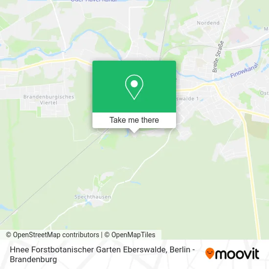 Карта Hnee Forstbotanischer Garten Eberswalde