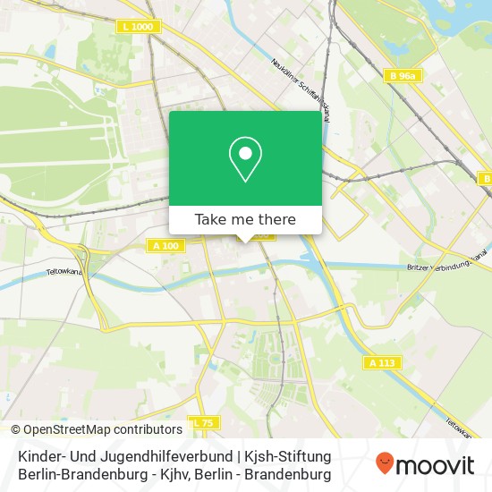 Kinder- Und Jugendhilfeverbund | Kjsh-Stiftung Berlin-Brandenburg - Kjhv map