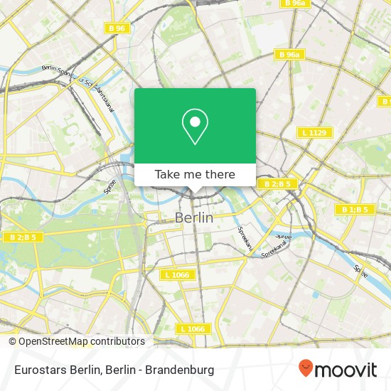 Eurostars Berlin map