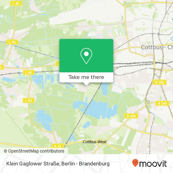 Карта Klein Gaglower Straße