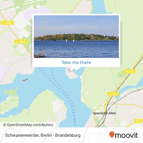 Schwanenwerder map