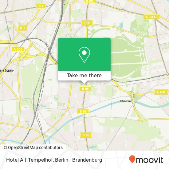 Hotel Alt-Tempelhof map