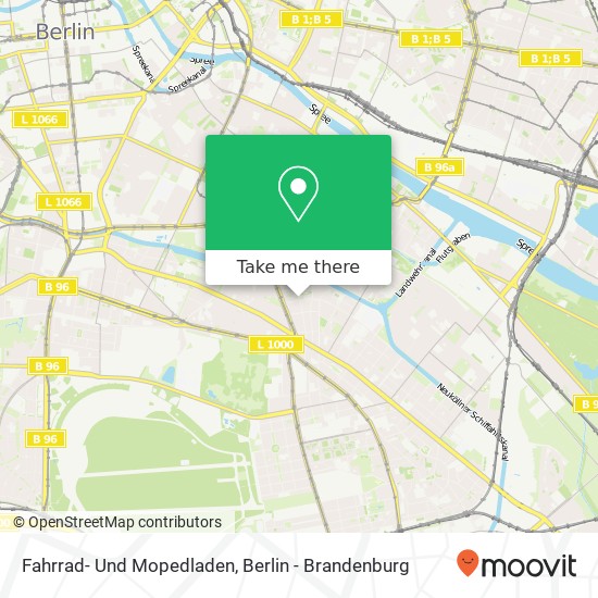 Карта Fahrrad- Und Mopedladen