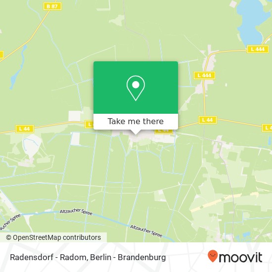 Карта Radensdorf - Radom