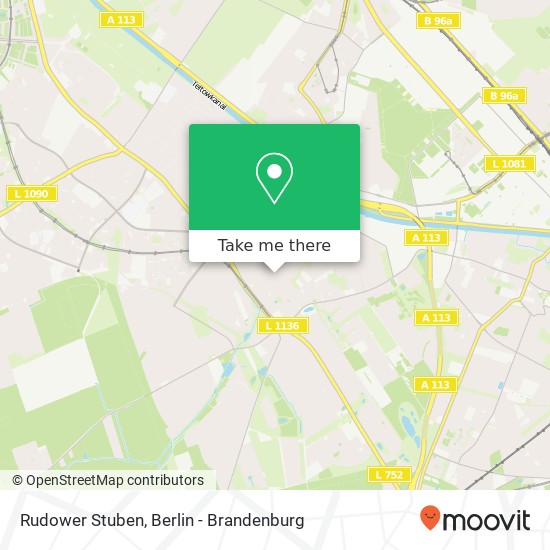 Rudower Stuben map