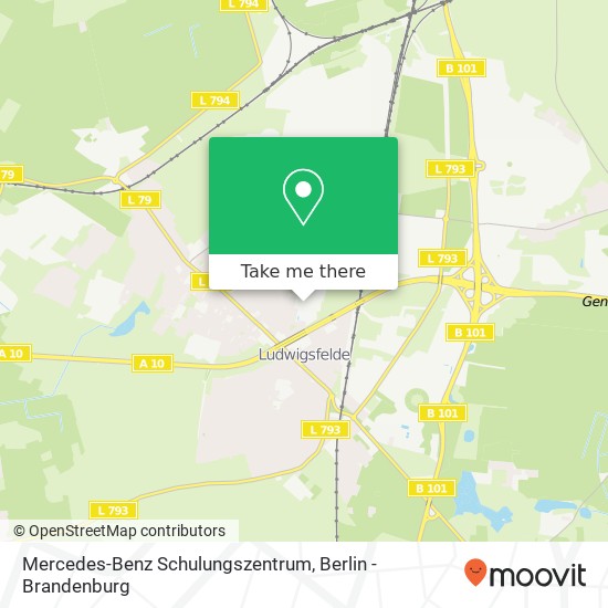 Mercedes-Benz Schulungszentrum map