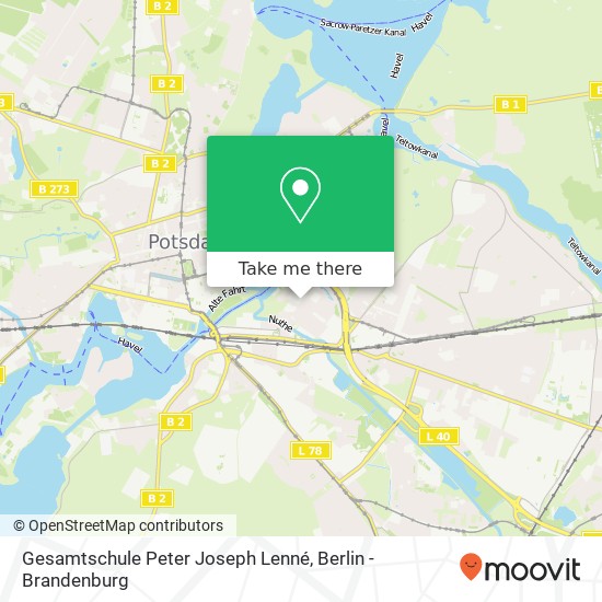 Gesamtschule Peter Joseph Lenné map