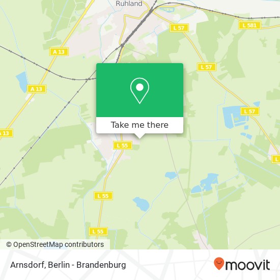 Arnsdorf map