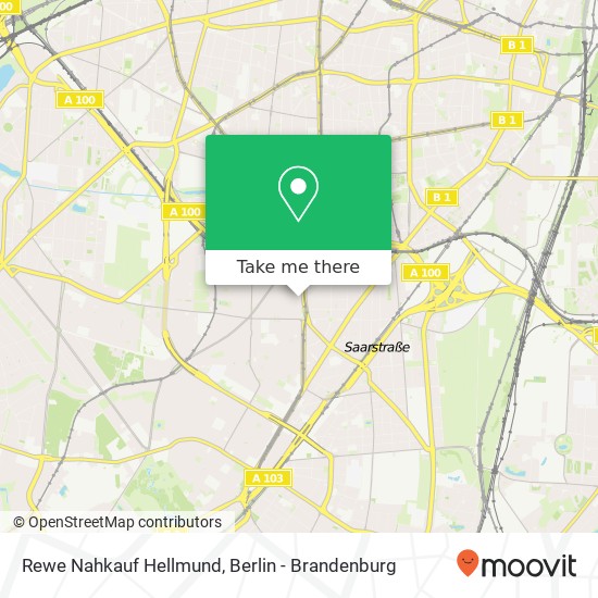 Rewe Nahkauf Hellmund map