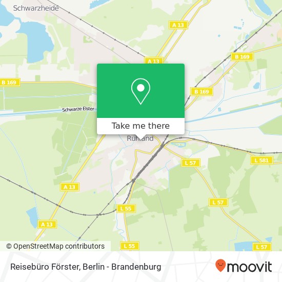 Reisebüro Förster map
