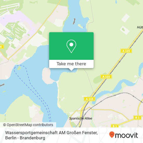 Wassersportgemeinschaft AM Großen Fenster map