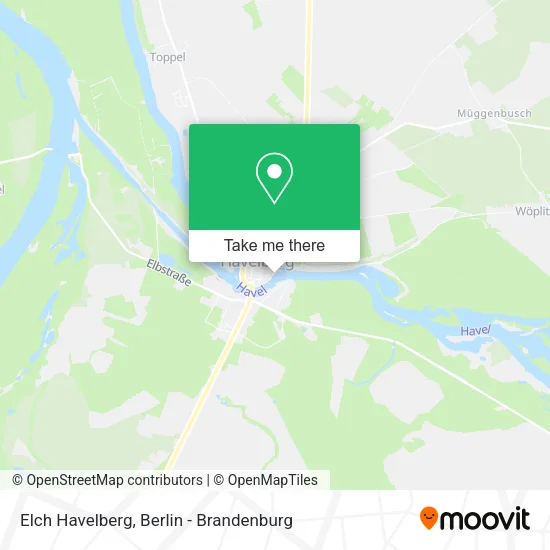 Карта Elch Havelberg