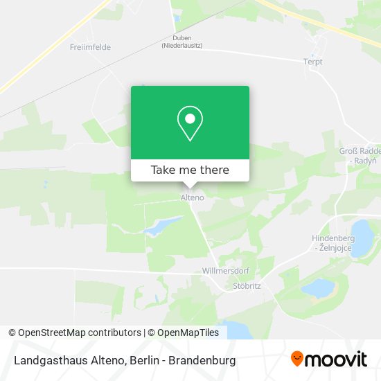 Landgasthaus Alteno map