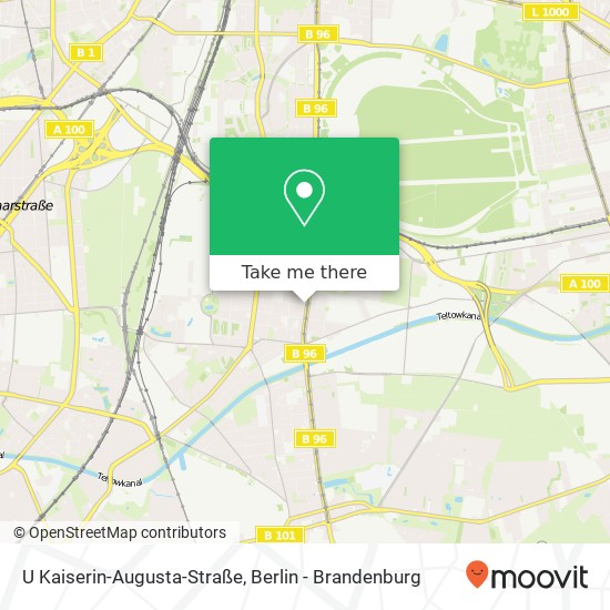 U Kaiserin-Augusta-Straße map